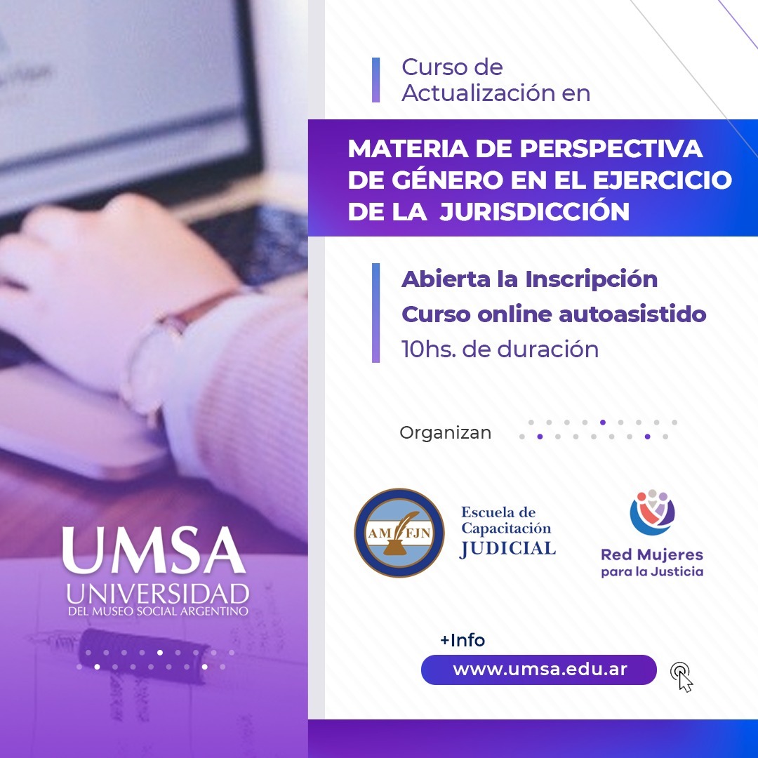 Curso de Actualización en Materia de Perspectiva de Género en el Ejercicio de la Jurisdicción