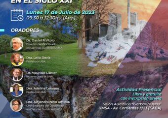 17/7 9.30HS. JORNADA DE INVESTIGACIÓN “DESAFÍOS DEL AMBIENTE DEL SIGLO XXI”