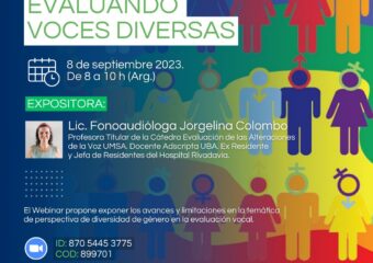 8/9 8HS. WEBINAR “EVALUANDO VOCES DIVERSAS”