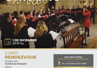 1/12 20.15hs. Concierto en vivo “Coro Rendezvous”