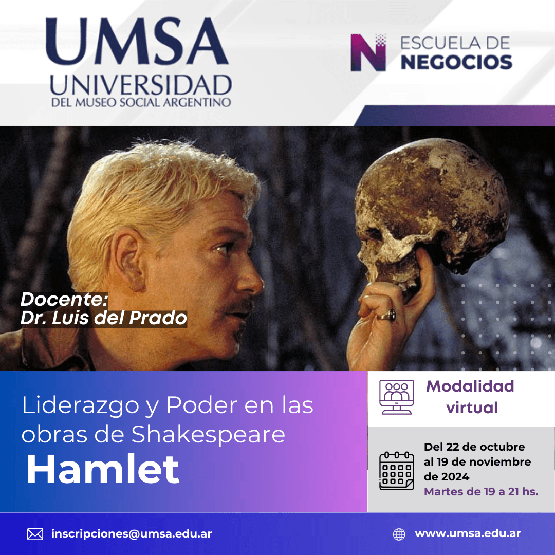 Curso Liderazgo y Poder en los Reyes de Shakespeare – Hamlet