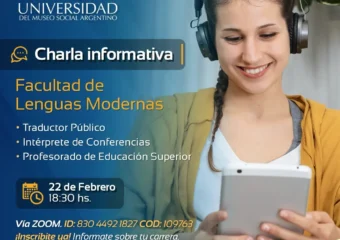 22/2 Charla Informativa – Facultad de Lenguas Modernas