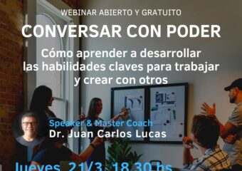 21/3 18.30hs. Webinar “Conversar con Poder”