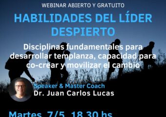 7/5 18.30hs. Webinar abierto y gratuito Habilidades del Líder Despierto