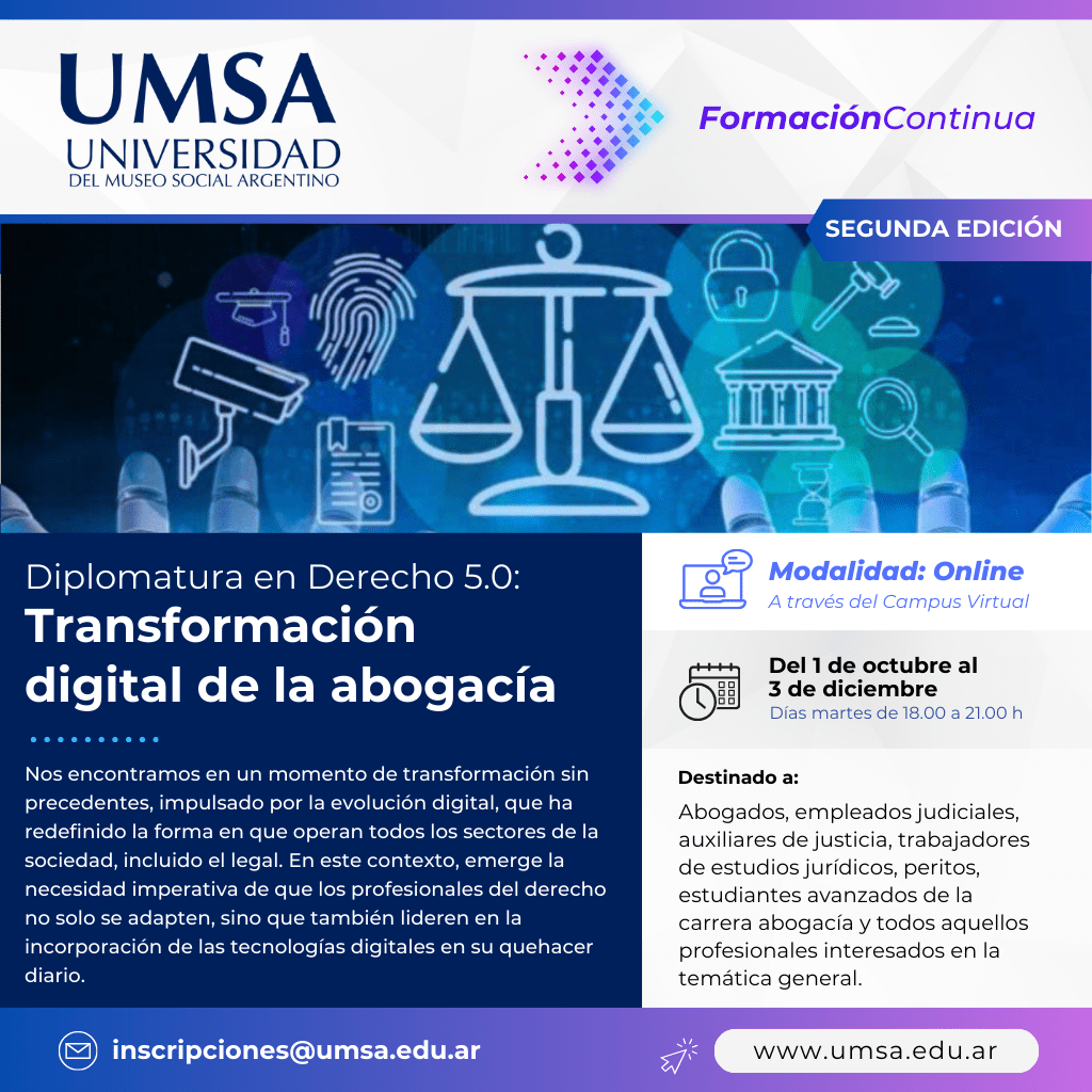 Derecho 5.0: Transformación digital de la Abogacía