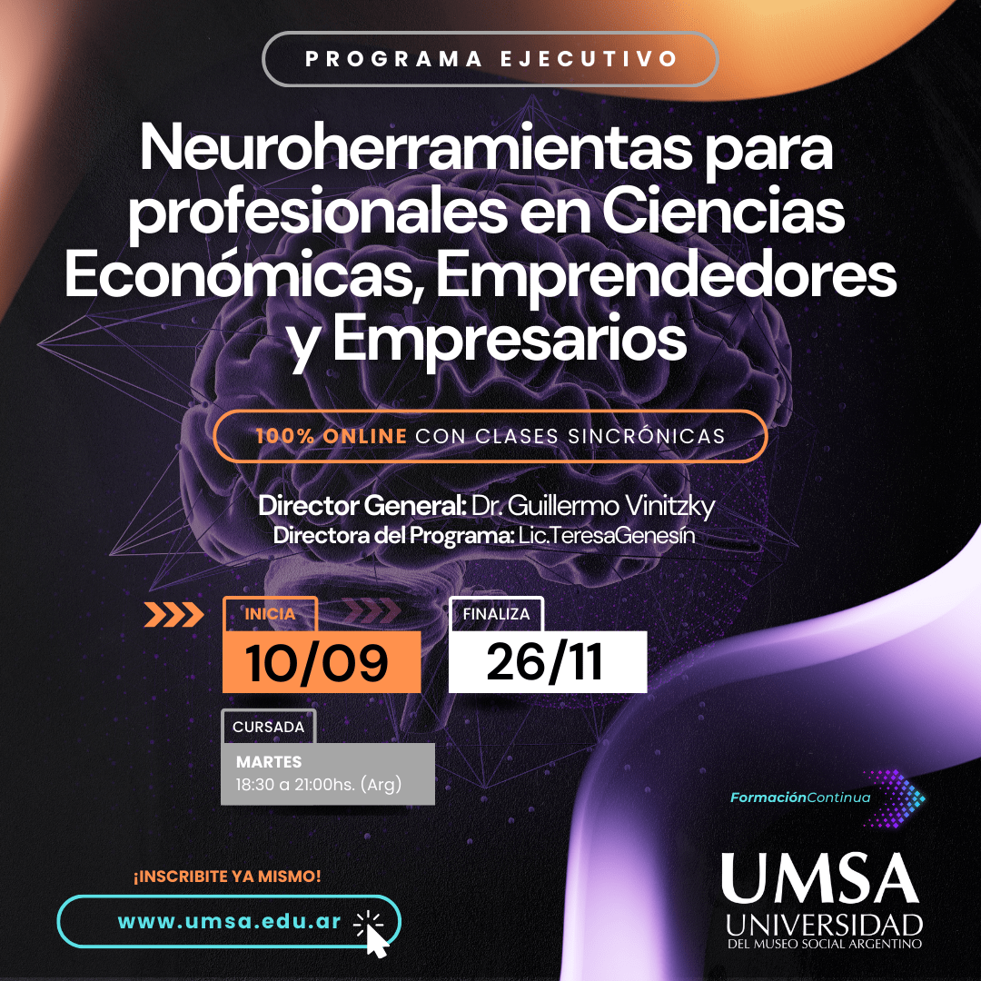 Neuroherramientas para Profesionales en Ciencias Económicas, Emprendedores y Empresarios