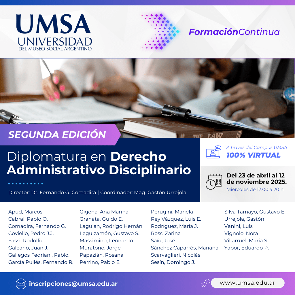 Derecho Administrativo Disciplinario