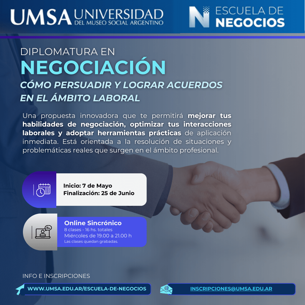 Diplomatura en Negociación