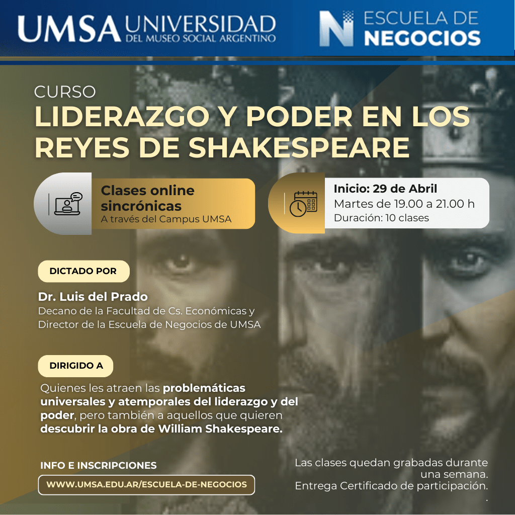 Liderazgo y Poder en los Reyes de Shakespeare 2025